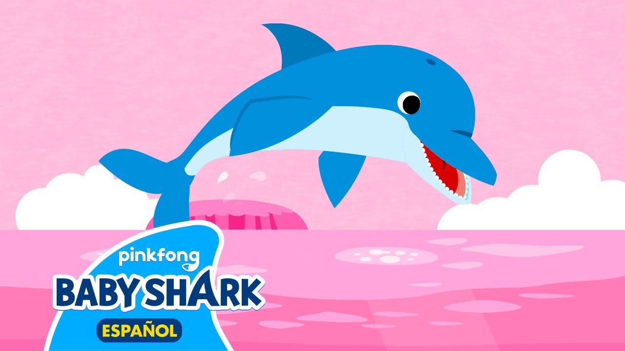 Песня танец дельфинов. Baby Shark Sea. Baby Shark Official. PINKFONG Tiburon bebe.