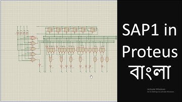 SAP1-How to design Controller Sequencer in Proteus 8 Professional (Bangla)