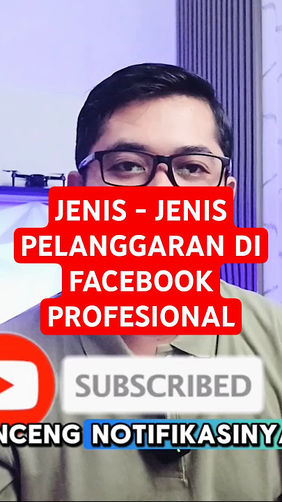 Jenis-jenis pelanggaran di Facebook profesional #videoedukasi #tutorial #fbprofesional