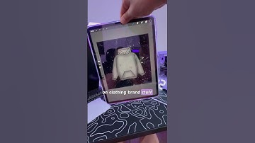 PROCREATE HOODIE MOCKUP VINTAGE TUTORIAL #clothingbrand #procreate #shorts