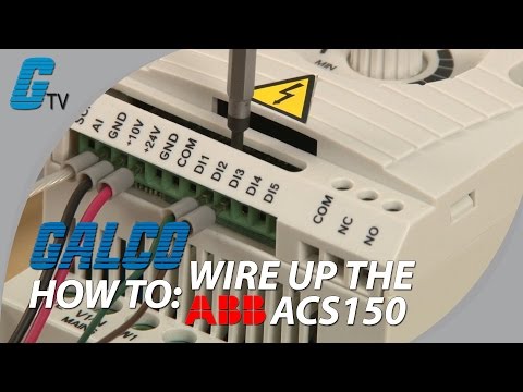 How to Wire Up an ABB ACS150 Drive