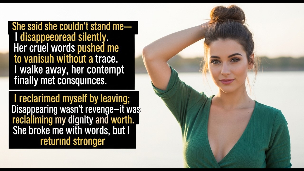 My Wife Admitted She Couldn't Stand Me—So I Disappeared. What Happened Next... | Betrayal Stories