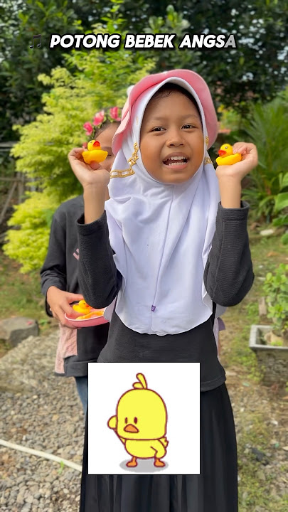 Nyanyi Potong bebek angsa🦢 #Shorts