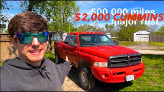 $2,000 Marketplace 2nd gen CUMMINS, how bad could it be?