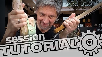 Adjusting the neck of a Fender Custom Shop | session tutorial