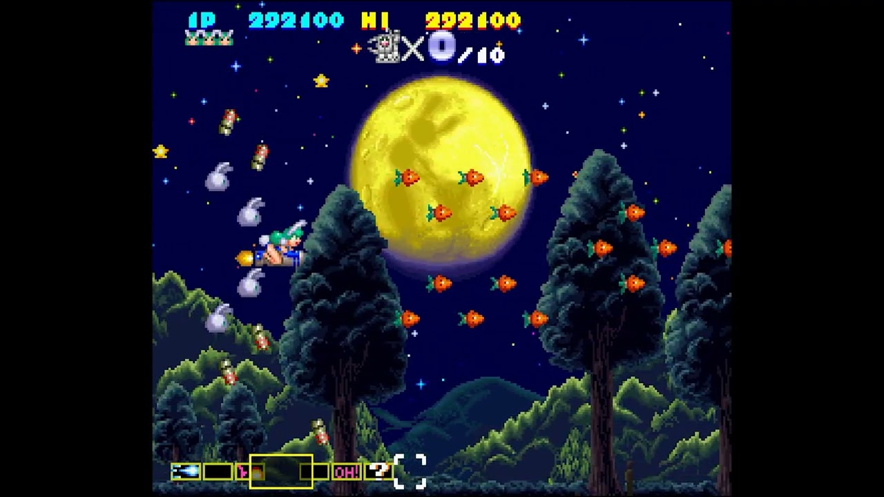 Sexy Parodius - Sega Saturn - Shmup (4K 60fps)