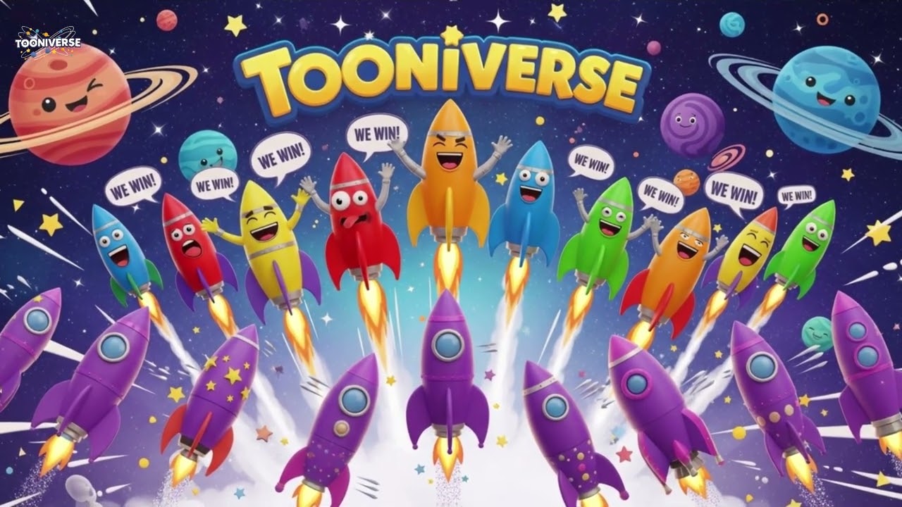 Counting Rockets – Fun Kids Song  Tooniverse