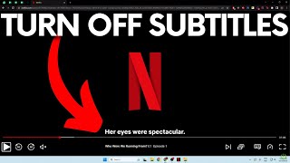 how to turn off subtitles on netflix - remove captions on netflix #netflix