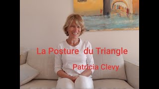 Posture du Triangle. Kundalini yoga. Avec Patricia Clevy.