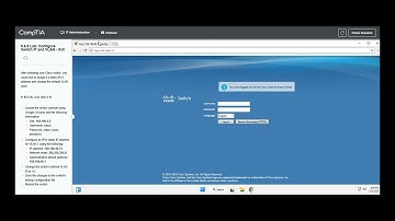 Testout | Network + | 5.6.8 Lab: Configure Switch IP and VLAN-GUI