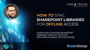How To Sync SharePoint Libraries for Offline Access