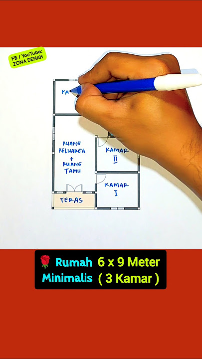 Rumah 6x9 3 Kamar Tidur