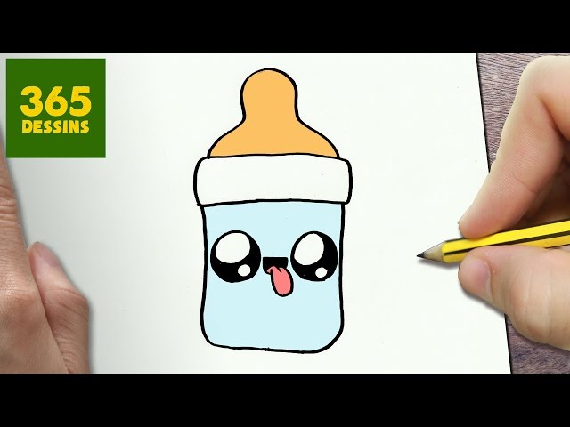 Comment Dessiner Biberon Kawaii étape Par étape Dessins