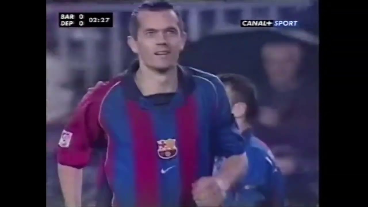 Barcelona - Deportivo La Coruna 3-2, 16.02.2002, 26 kolejka