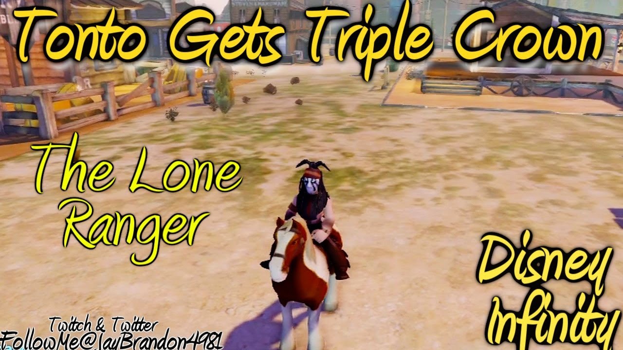 Disney Infinity Lone Ranger Tonto Gets TRIPLE CROWN PS3 Disney