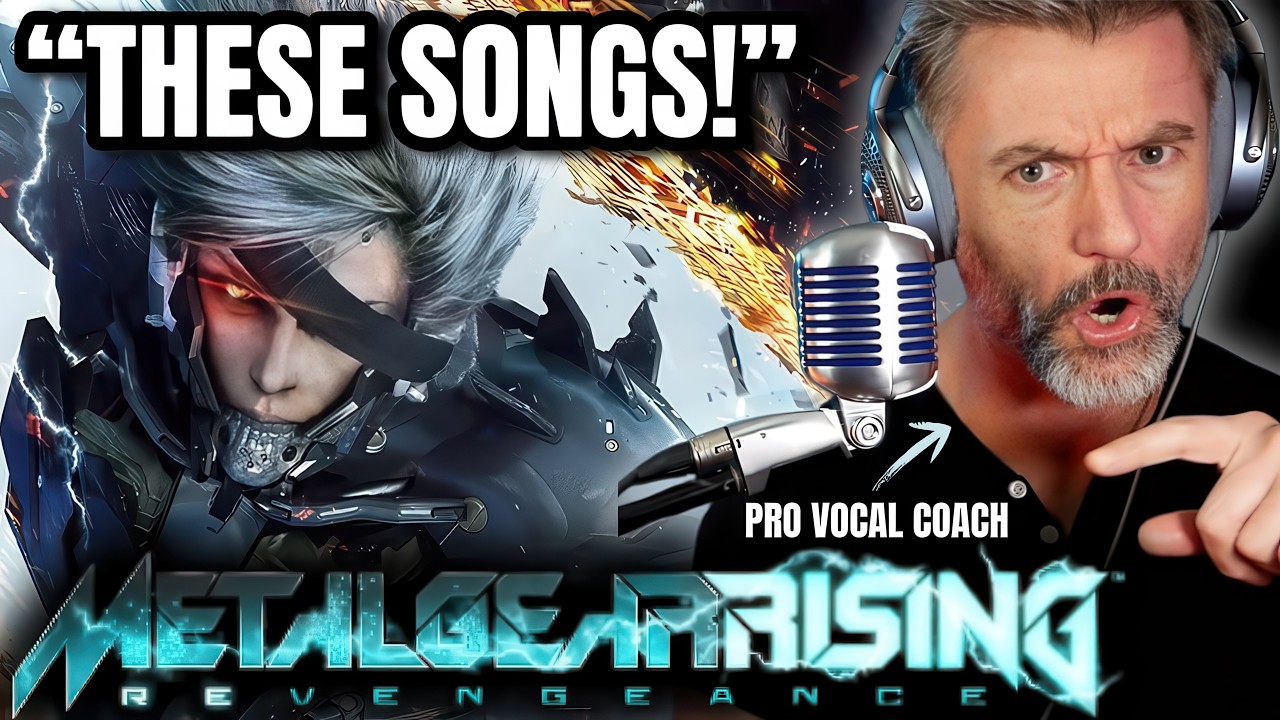 Pro Vocal Coach Reacts to METAL GEAR RISING - 'The Stains of Time'