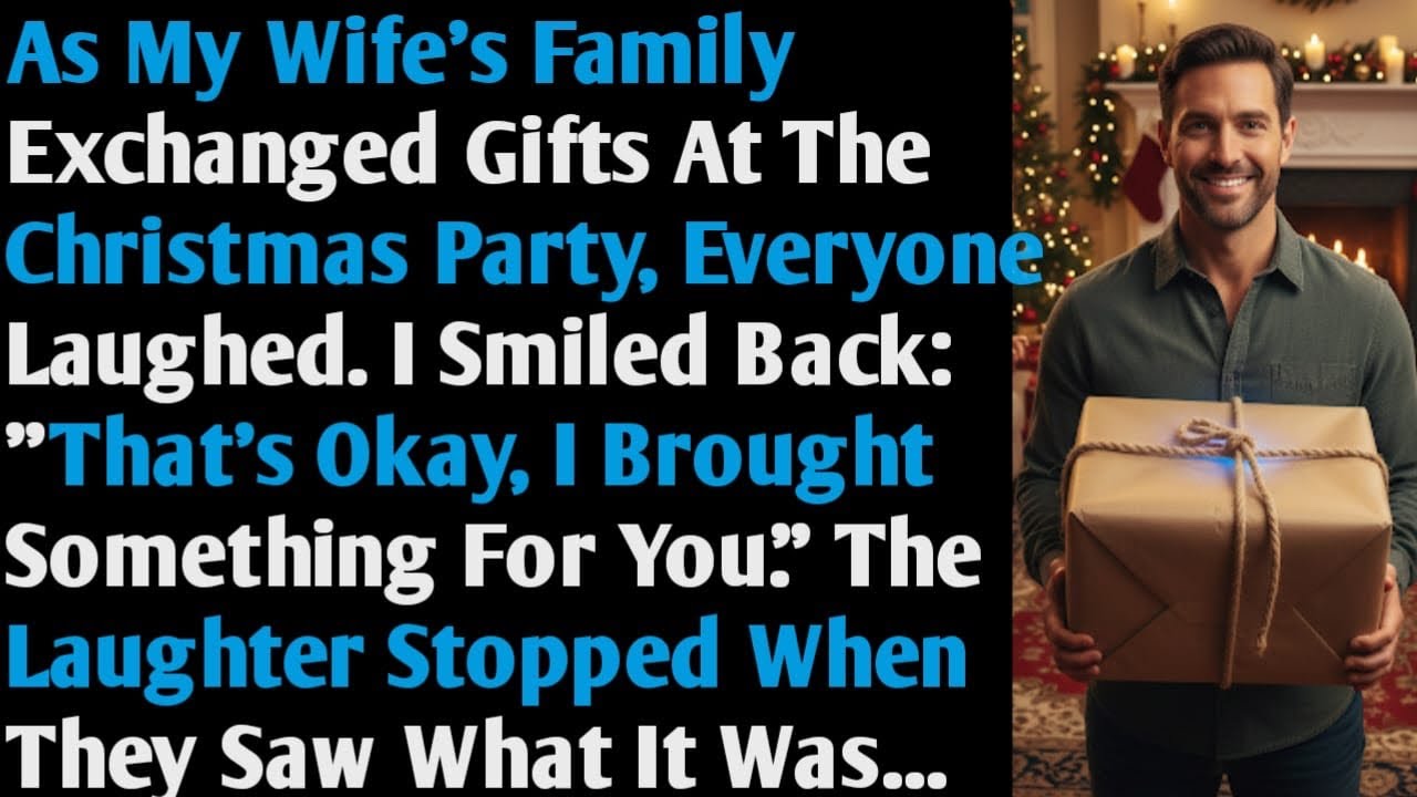 As My Wife's Family Exchanged Gifts At The Christmas Party, Everyone Laughed..