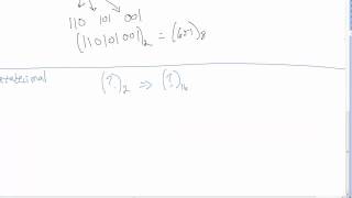 Famous Introduction to Computer Engineering - Part 5 Binary to and from Octal and Hexadecimal Wealth