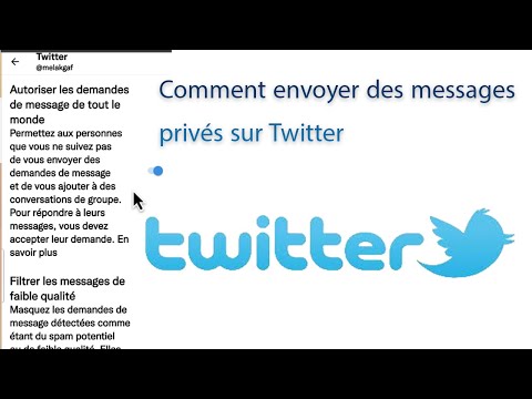 Vidéo: Comment envoyer un message direct sur Twitter ?