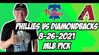 MLB Pick Today Philadelphia Phillies vs Arizona Diamondbacks 21 MLB Betting Pick and Prediction