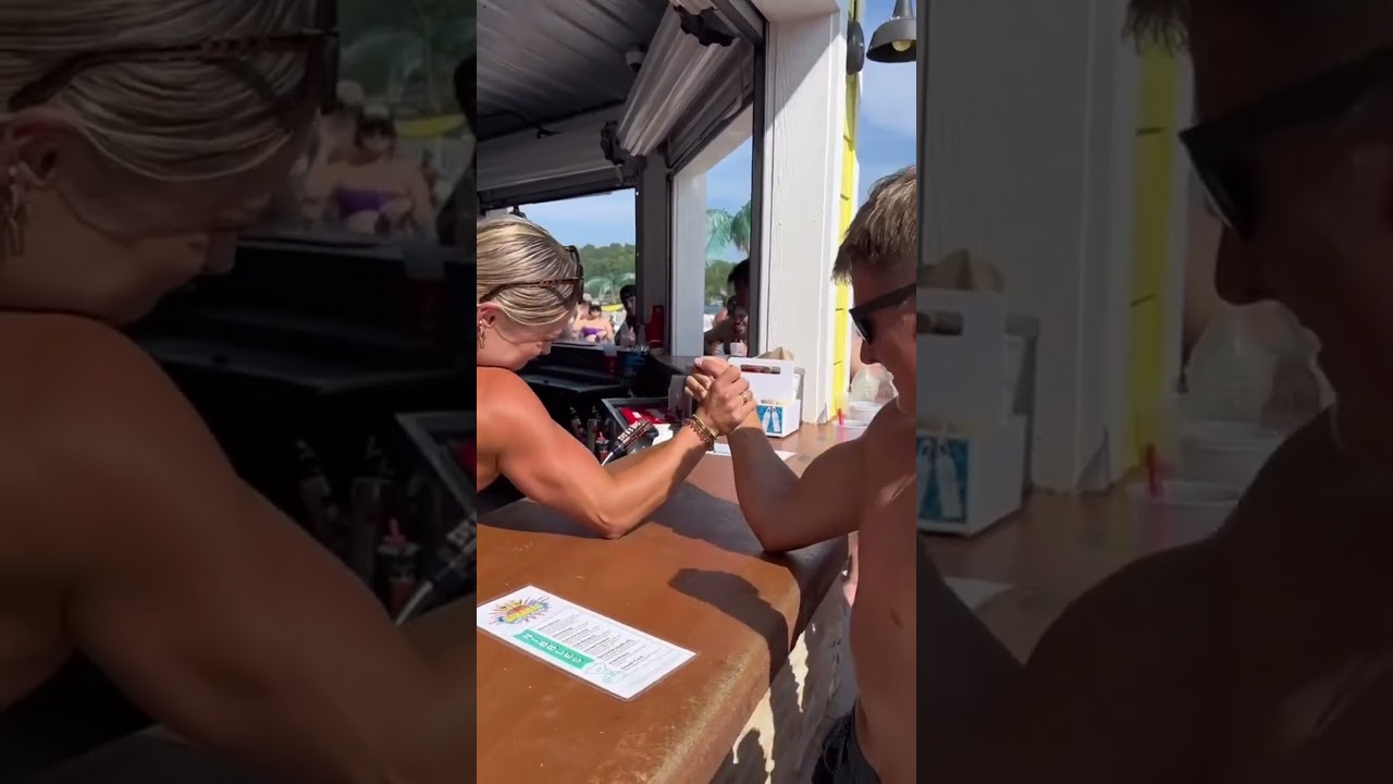 Queda de braço insana 💪​