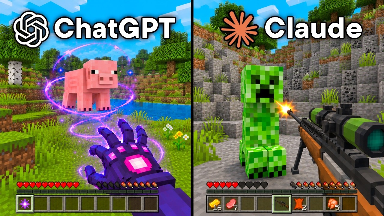 Thumbnail for ChatGPT vs Claude Make Ridiculous Mods (ft. Fish Audio)