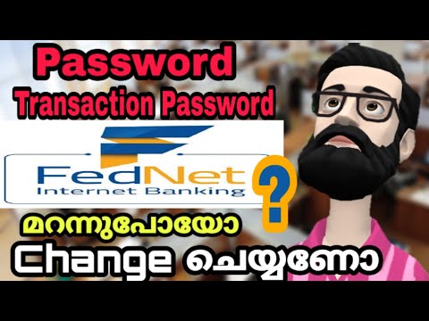 Fednet Password | How to Get Fednet Username and Password| How to Change Fednet Transaction Password