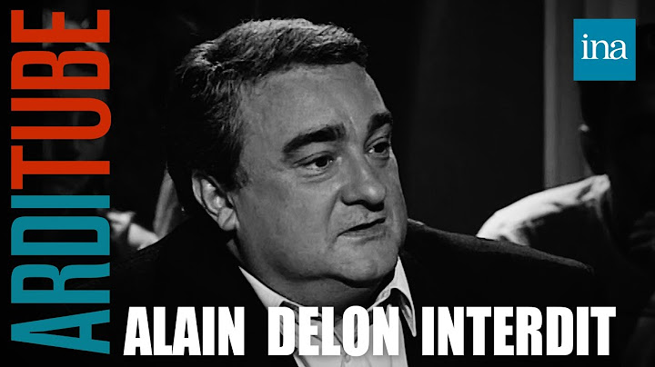 Alain Delon: The "forbidden biography" of Bernard Violet at Thierry Ardisson | INA Arditube