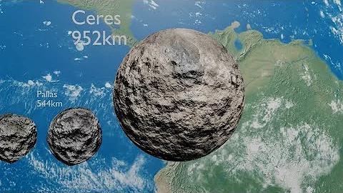 asteroid size comparison 3D