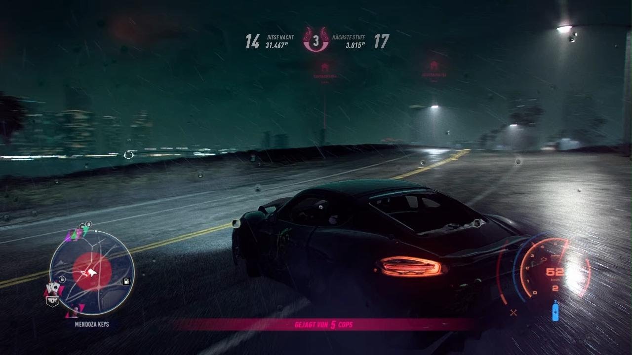 Escaping police cars in NFS