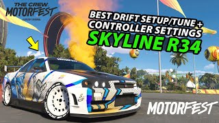 *Best* Drift Setup/Tune Nissan Skyline R34 The Crew Motorfest