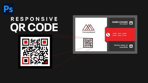 How to create a Stylish and Responsive QR code in Photoshop.