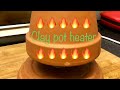 Simple Terracotta clay pot heater