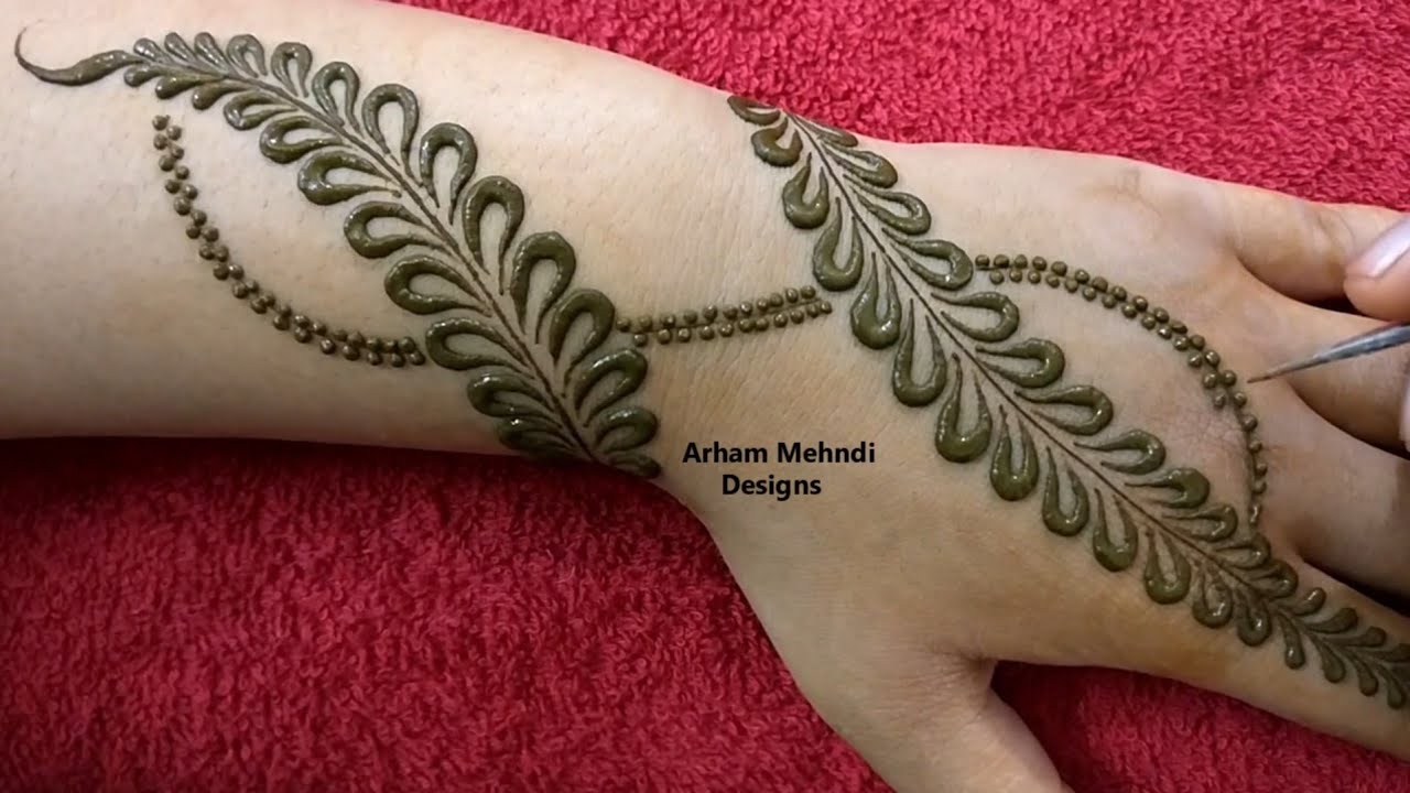 Latest Beautiful Stylish Mehndi Design || Easy Mehndi Design for Hand ||  Arham Mehndi Designs | Latest Beautiful Stylish Mehndi Design || Easy Mehndi  Design Please like our page and share your