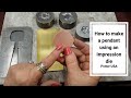 How to make a pendant using an Impression die