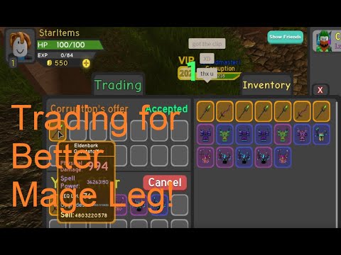 Roblox Dungeon Quest | Trading For a Better Mage Legendary! - YouTube