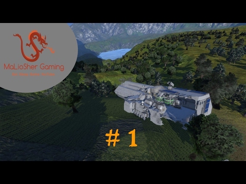 Space Engineers | Survival | EP 1 - Crash Landing on Hostile Planet ...