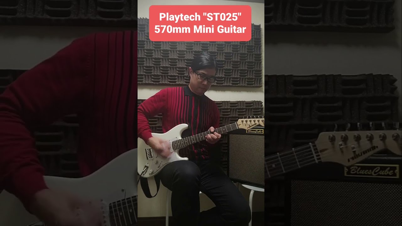ギター PlayTech ST025 Mini Electric Guitar Amazon.co.jp: PLAYTECH ST250 Rose Sunburst Electric Guitar