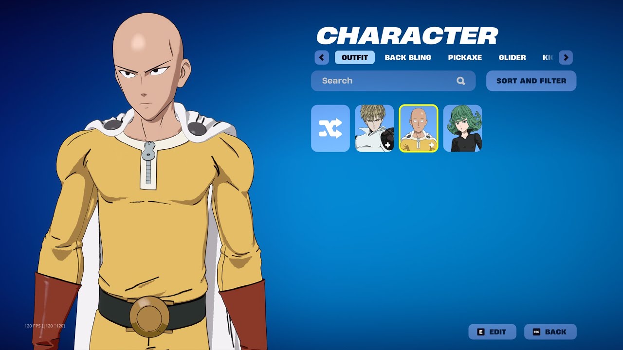 Fortnite One Punch Man Collab Showcase