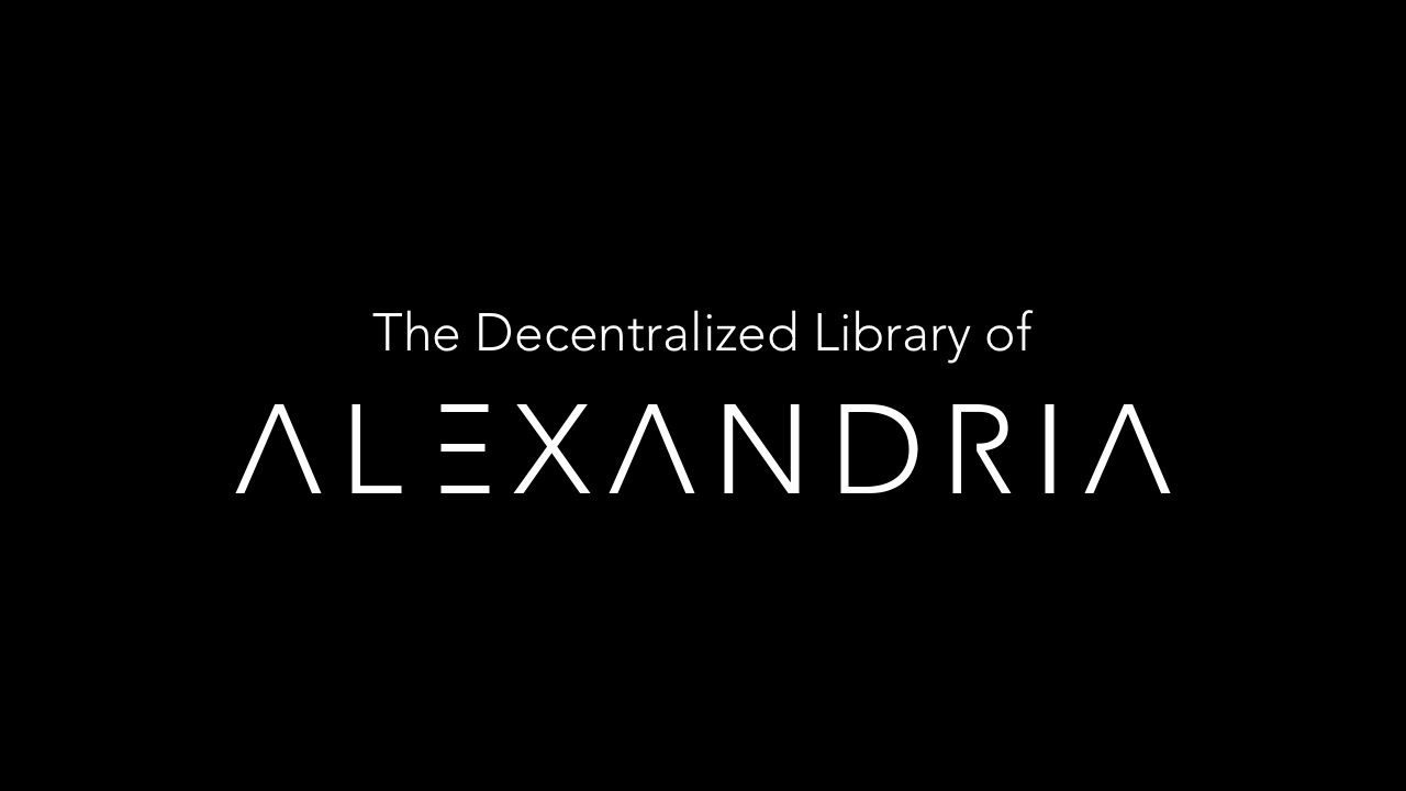 Alexandria v0.5.1 alpha demo blockchain argentina