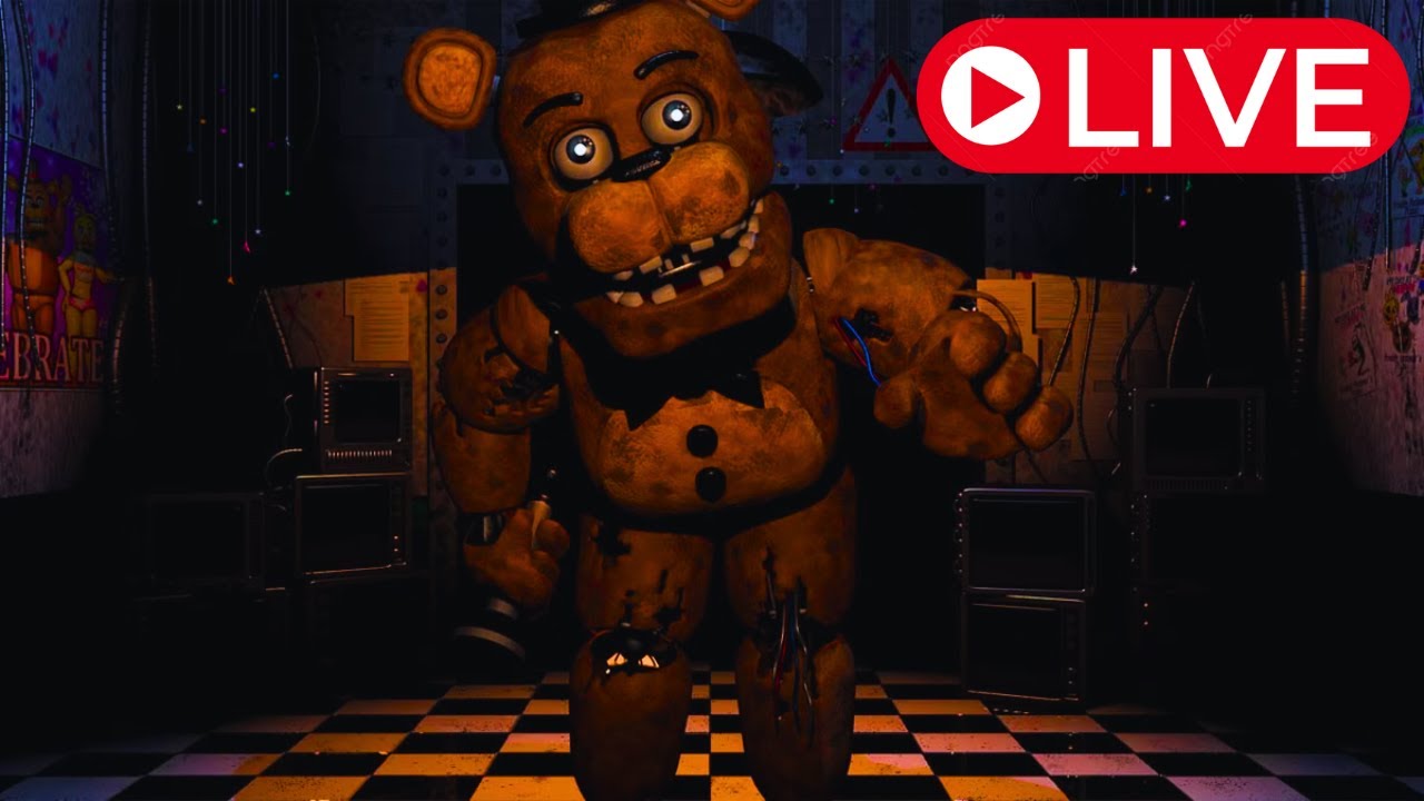 FNAF FAN GAMES  |🔴LIVE 