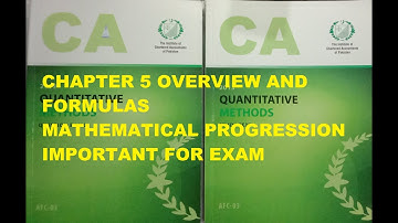 AFC 03 Quantitative Methods CHAPTER 5 OVERVIEW | Financial Mathematics