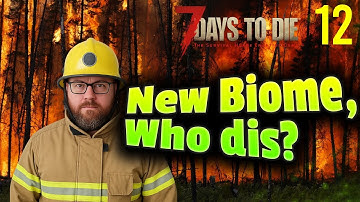 Into the Burnt Forest & Meeting the NEW Trader! | 7 Days to Die Ep. 12