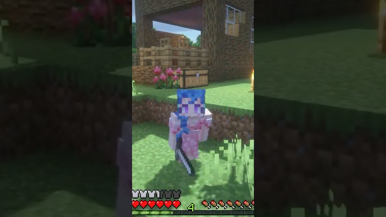 Minecraft physics😂 #vtuber #vtuberclips #envtuber #twitchstreamer #mermaidvtuber