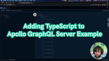 Adding TypeScript to the official Apollo Server Example