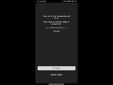 Mygp app Sign in Problem (There was an error communicating with GP ID) solved.