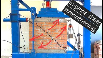 In-plane Shear Strengthening of Masonry Walls after Damage
