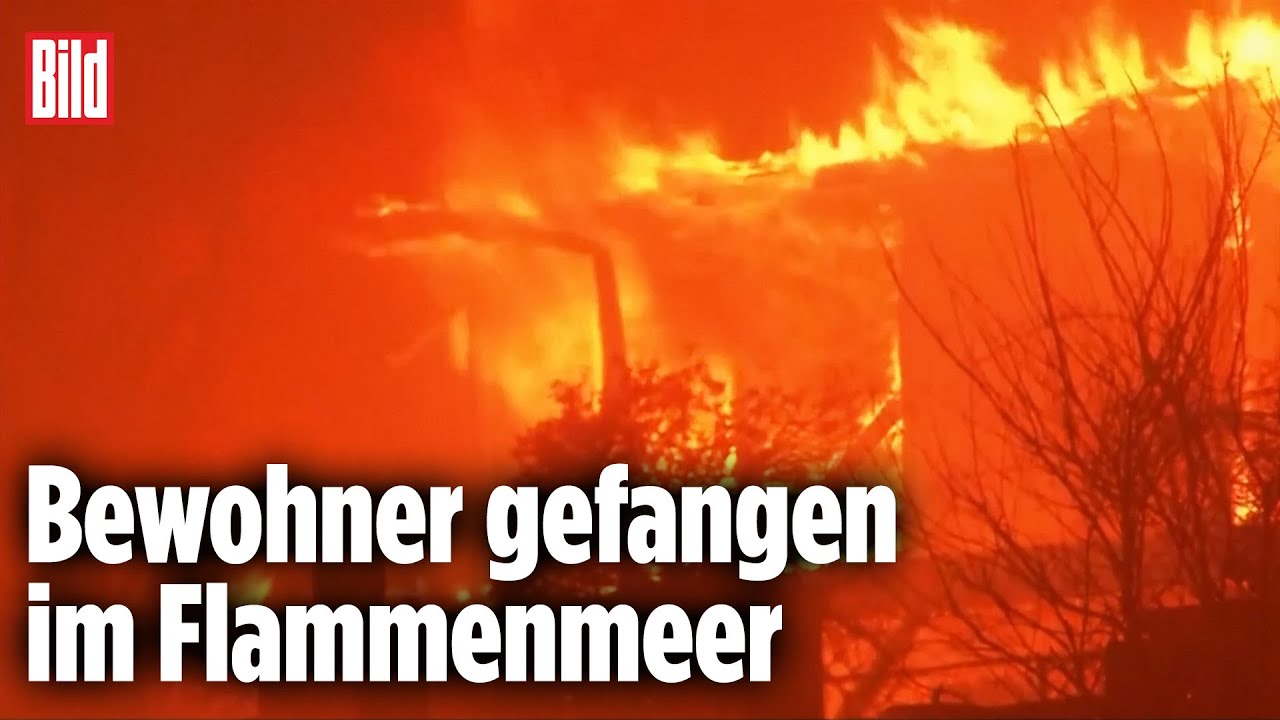 LOS ANGELES: Häuser verbrennen im Minutentakt