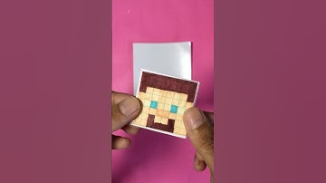 Minecraft Steve Pixel Art #minecraft #minecraftmovie #pixelart