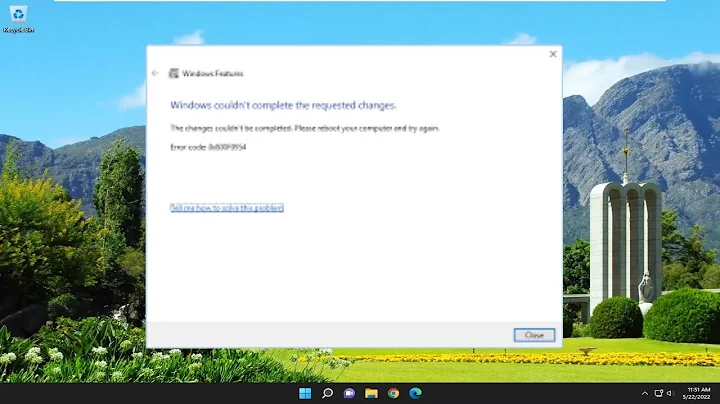 Fix 0x800f0954 Error When Installing .NET Framework in Windows 11/10 [Tutorial]